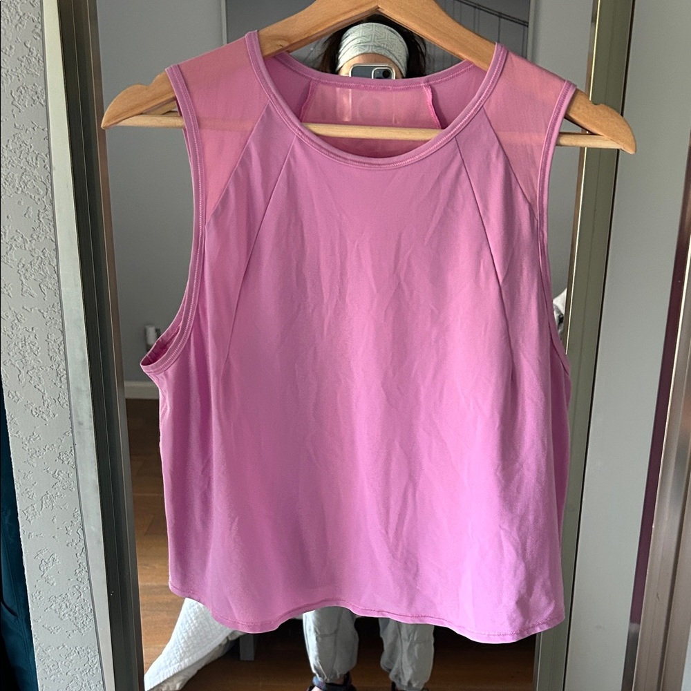 Lululemon Sculpt crop tank top